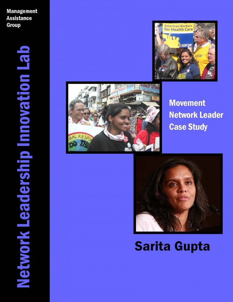 Movement Network Leader Case Study-  Sarita Gupta, Executive Director of Jobs with Justice