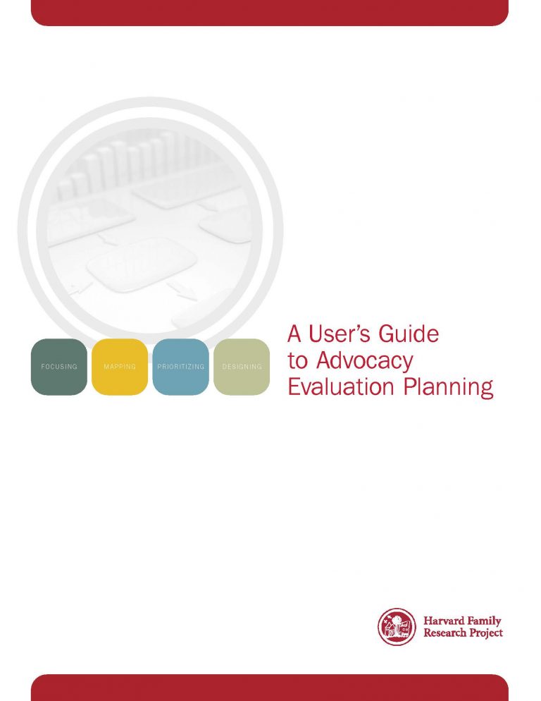 UserGuideAdvocacyEvaluationPlanning