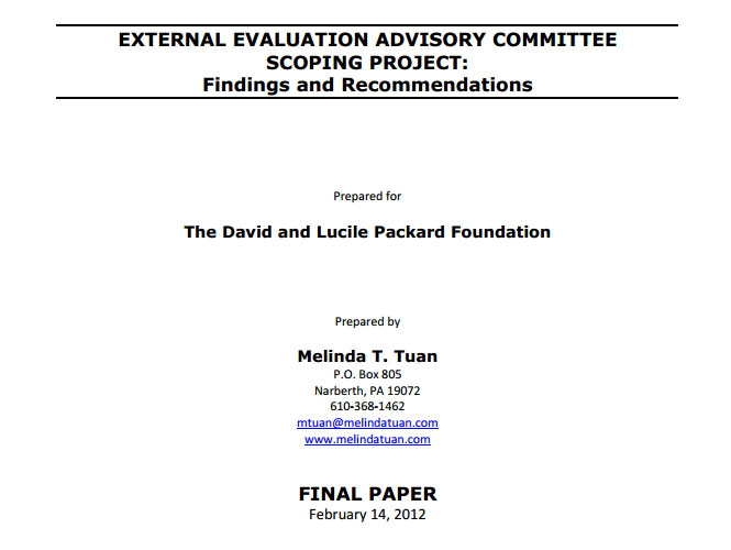 external-evaluation