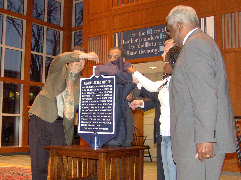 KW MLK historical marker Penn State KW MLK historical marker Penn State
