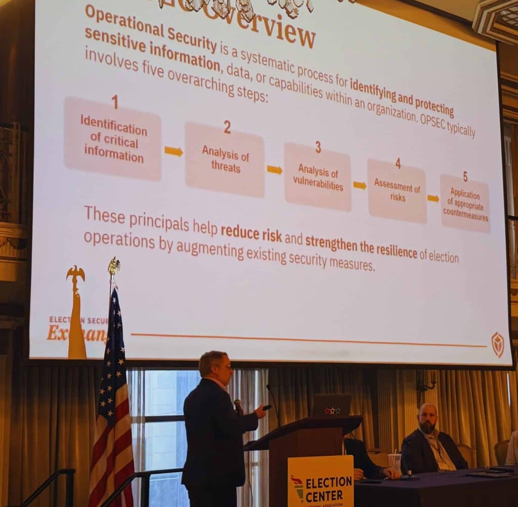 The Election Security Exchange team works to ensure election officials have the tools and threat intelligence they need to keep voting systems secure.