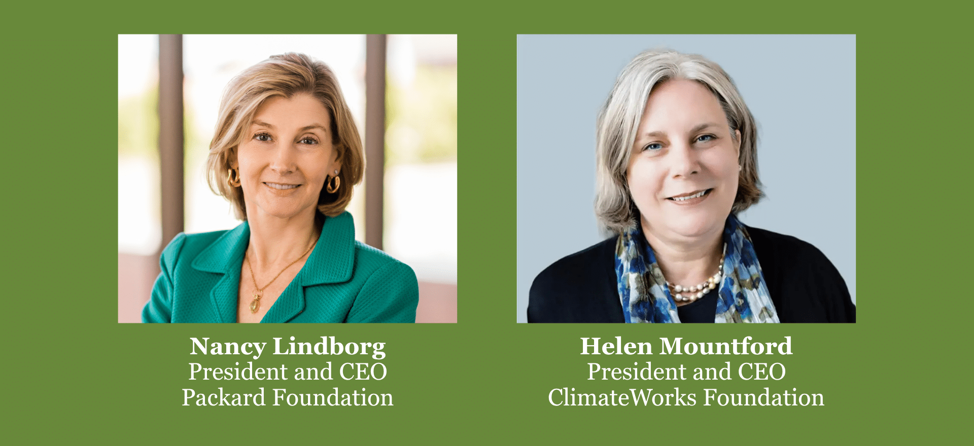 In Conversation: Nancy Lindborg and Helen Mountford on Climate, Development, and Where Philanthropy Goes From Here